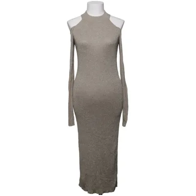 Robe à col roulé (Beige) de Papillonne Fibre métallique, Viscose