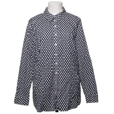 Shirt (Blauw, Wit) van Peter Hahn Katoen, Elastaan