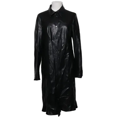 Manteau (Noir) de Marc Cain Coton, Polyamide, Polyuréthane