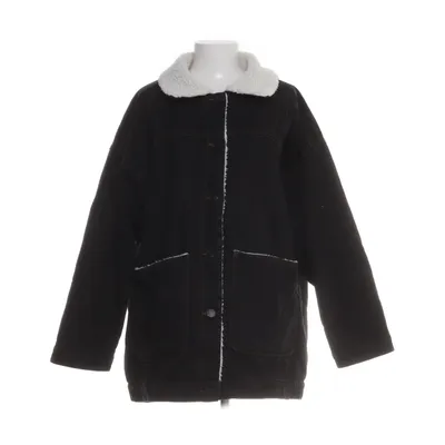 Foret Jeansjakke (Sort, Hvid) fra Monki Bomuld, Polyester