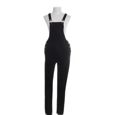 Hängselbyxor (Svart) från Shein Bomull, Polyester