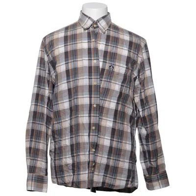 Chemise en flanelle (Gris, Marron, Blanc) de Claudio Campione Coton