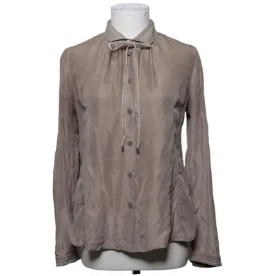 Bluse (Beige) fra High Use Silke