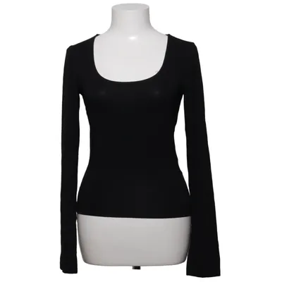 T-shirt à manches longues (Noir) de Gina Tricot Élasthane, Viscose
