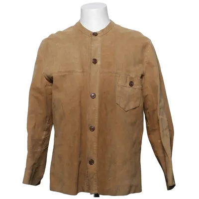 Leather jacket (Beige) from Garanteras