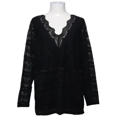 Topp (Svart) från Zizzi Elastan, Polyester