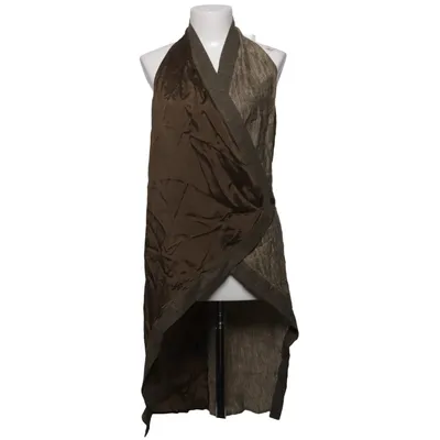 Haut (Marron) de Massimo Dutti Coton, Cupro, Lin