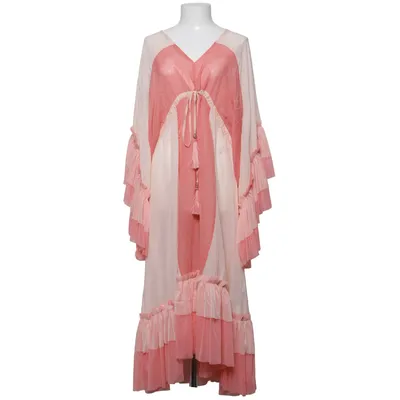 Maxikjole (Pink, Beige) fra Never Fully Dressed Elastan, Polyester