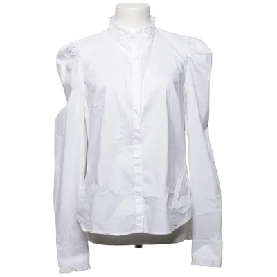 Blouse (Wit) van Custommade Katoen, Polyamide