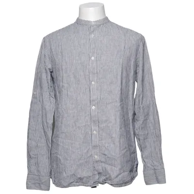 Skjorta (Blå, Vit) från Premium by Jack & Jones Bomull, Linne
