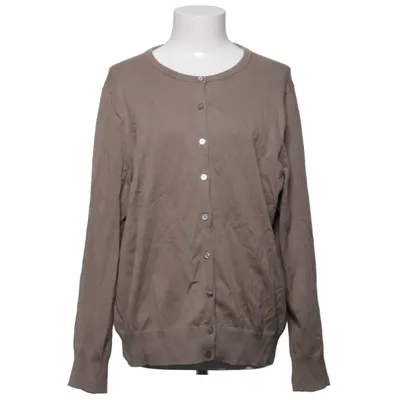 Cardigan (Beige) from Lands' End Cotton, Elastane, Polyamide