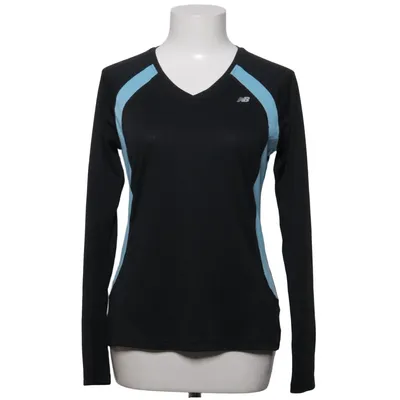 Maillot de sport (Noir, Bleu) de New Balance Polyester