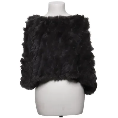 Poncho (Gray) from Kopenhagen by Andersen Fur, Polyester