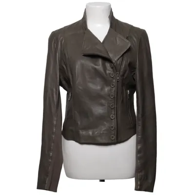 Biker jacket (Brown) from Muubaa Cotton, Leather, Polyester