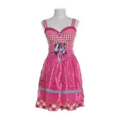 Dirndl (Pink, Multicolored) from Stockerpoint Cotton, Polyester