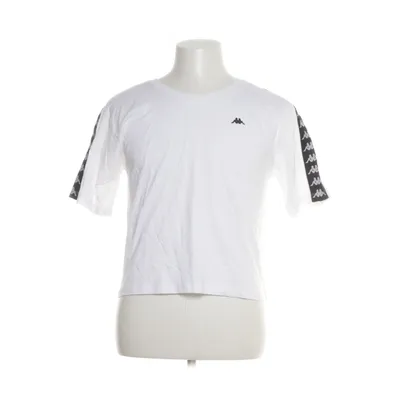 T-shirt (Wit, Zwart) van Kappa Katoen