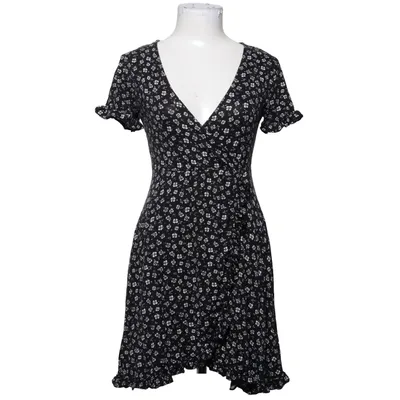 Omlottklänning (Svart, Vit) från Pull & Bear