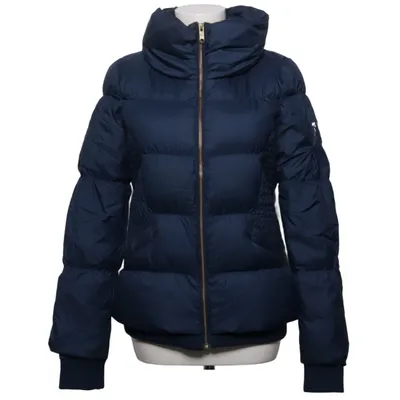 Winterjas (Blauw) van Adidas Neo Katoen, Dons, Elastaan, Veer, Polyester