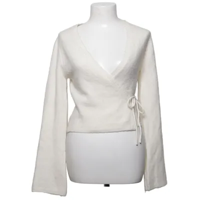 Wrap cardigan (White) from Gina Tricot Acrylic, Alpaca wool, Elastane, Polyester