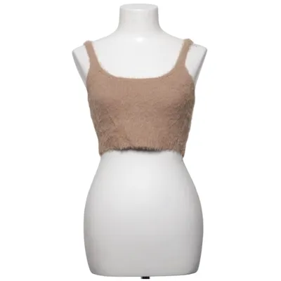 Crop top (Beige) från Boohoo Tall Akryl, Polyamid