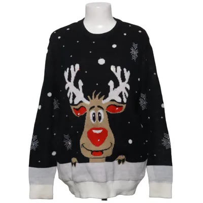 Pull de Noël (Noir, Blanc, Multicolore) de Rusta Acrylique