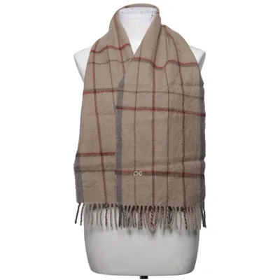 Scarf (Beige, Red, Gray) from Woolmark
