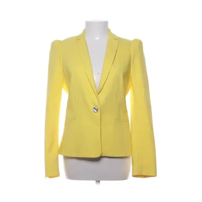 Kavaj (Gul) från Zara Basic Bomull, Elastan, Polyester