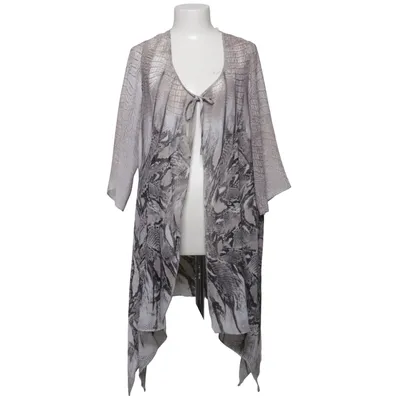 Kimono (Gris, Blanc) de Chiara Polyester, Viscose