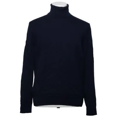Pul à col roulé (Bleu) de Charles Tyrwhitt Laine de mouton