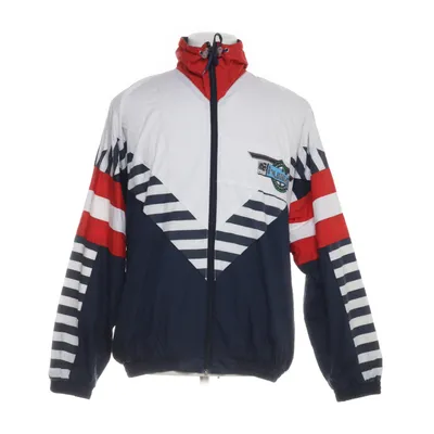 Träningsjacka (Vit, Flerfärgad) från Hummel Bomull, Polyester