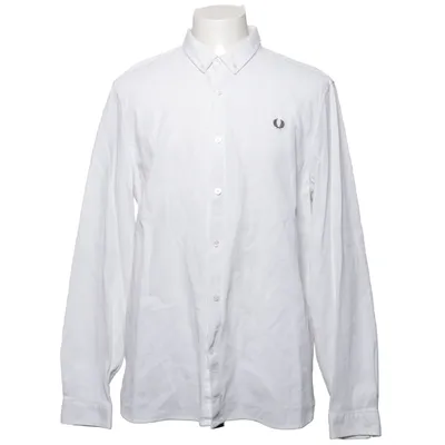 Button down shirt (White) from Fred Perry Cotton