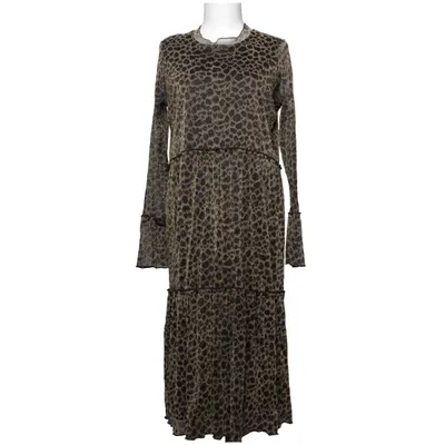 Klänning (Svart, Brun) från Moves Elastan, Polyester