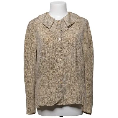 Blouse (Beige, Black) from Le Truc Coordinates Polyester
