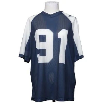 Maillot de football (Bleu, Blanc) de Shein Élasthane, Polyester