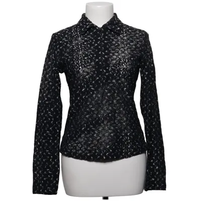 Bluse (Sort, Hvid) fra Anne Fontaine Elastan, Polyamid, Viscose