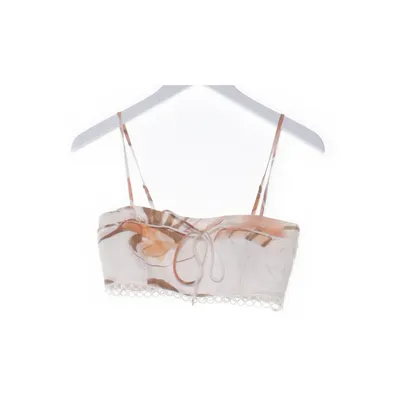 Crop top (Wit, Meerkleurig) van Zaco Katoen, Linnen