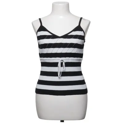 Slipover (Black, White) from Crazy World Acrylic, Cotton