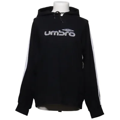 Hoodie (Black, White) from Umbro Cotton, Polyester