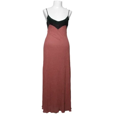 Långklänning (Rosa, Grön) från Zara Knit Metallfiber, Polyester, Viskos