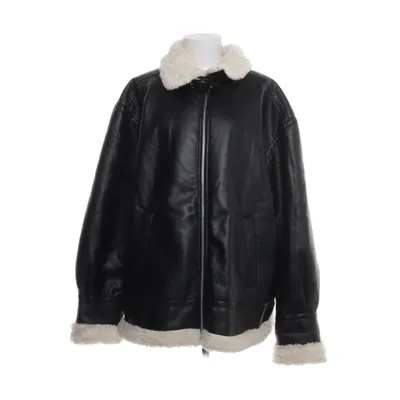 Shearlingjakke (Sort) fra Divided by H&M Polyester, Polyurethan, Akryl