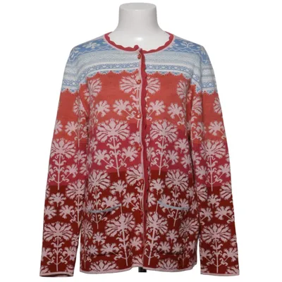 Cardigan (Rød, Blå, Pink) fra Oleana Merinould, Silke