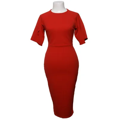 Jurk (Rood) van Boohoo Night Elastaan, Polyester