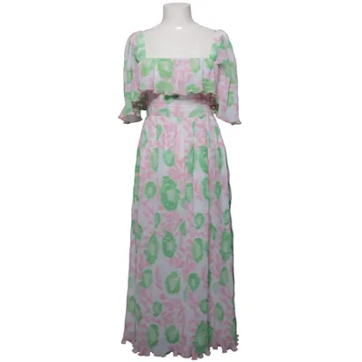 Maxi jurk (Wit, Groen, Roze) van Ganni Gerecycled polyester