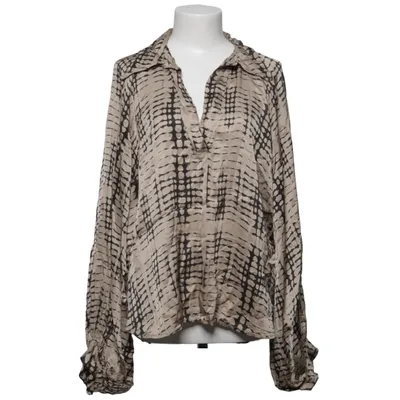 Blus (Beige, Svart) från Garconne Silke, Viskos