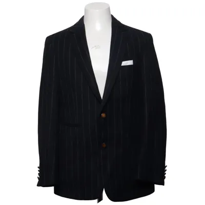 Blazer (Zwart) van Barutti Kasjmier, Viscose, Wol