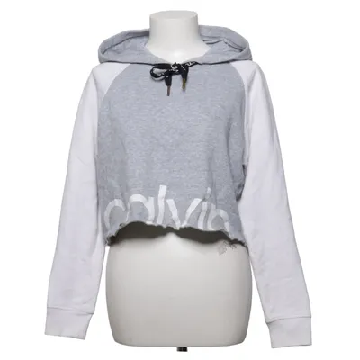 Kapuzenpullover (Grau, Weiß) von Calvin Klein Performance Baumwolle, Polyester