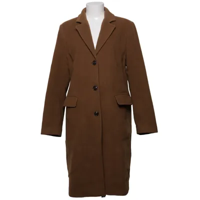 Manteau (Marron) de Newhouse Cachemire, Polyamide, Viscose, Laine