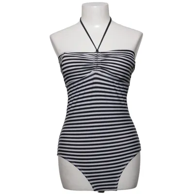Swimsuit (Black, White) from Queentex Elastane, Polyamide, Polyester
