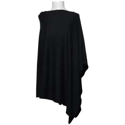 Poncho (Black) from Stooker Polyester, Viscose