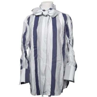 Chemise (Bleu, Blanc) de Luzabelle Coton, Polyester